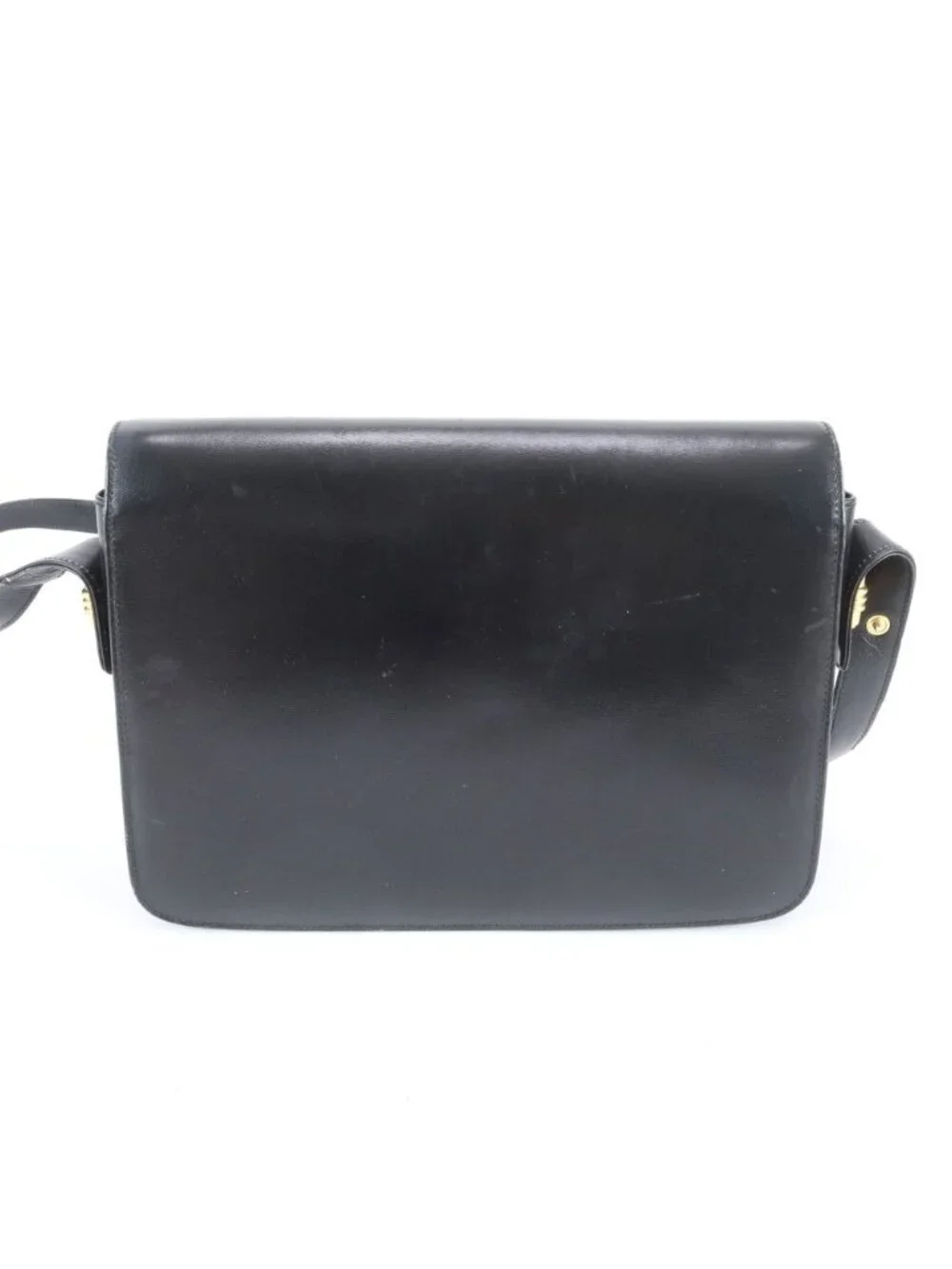 ★SOLD★ Gucci Vintage Leather 2-Way Shoulder Bag Crossbody Hand Black - Picture 2 of 10